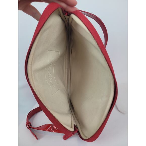 Michael Kors Red Neoprene Fabric iPad Tablet Case Sleeve Zip Croosbody Stap - Picture 8 of 10